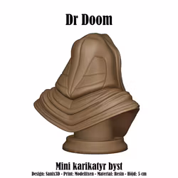 Karikatyrbyst: Dr Doom