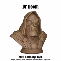 Karikatyrbyst: Dr Doom