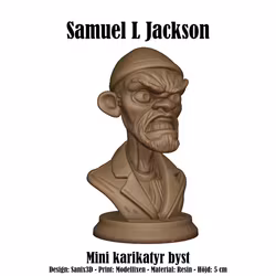 Karikatyrbyst: Samuel L Jackson
