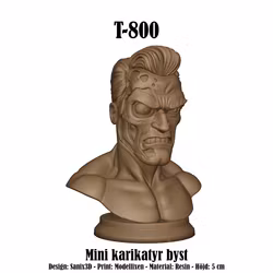 Karikatyrbyst: T-800