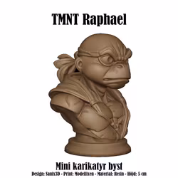 Karikatyrbyst: TMNT Raphael