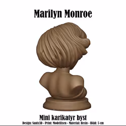 Karikatyrbyst: Marilyn Monroe