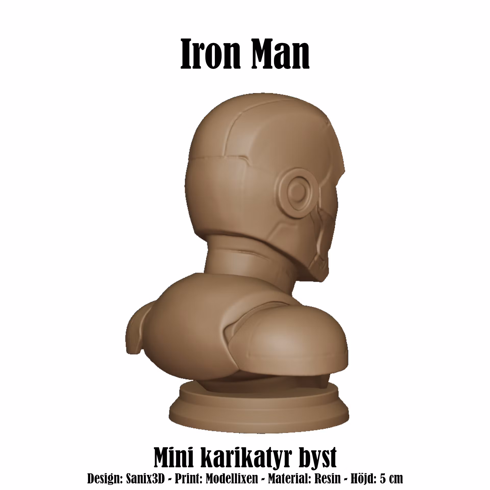 Karikatyrbyst: Iron Man