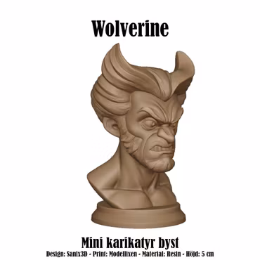 Karikatyrbyst: Wolverine
