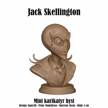 Karikatyrbyst: Jack Skellington