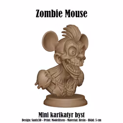 Karikatyrbyst: Zombie Mouse