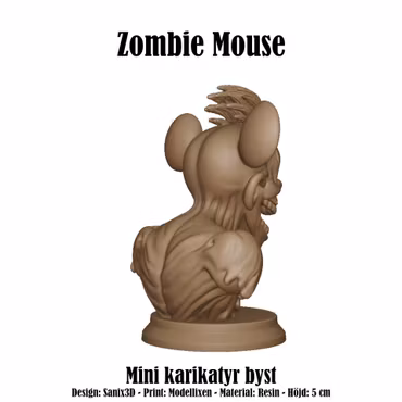 Karikatyrbyst: Zombie Mouse