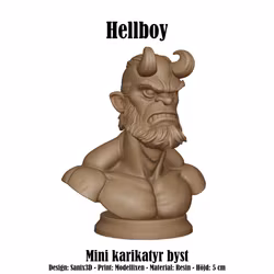 Karikatyrbyst: Hellboy