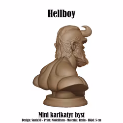 Karikatyrbyst: Hellboy