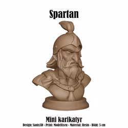 Karikatyrbyst: Spartan