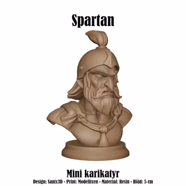 Karikatyrbyst: Spartan