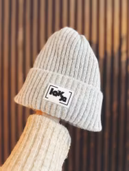 La'kje Stickad Mössa Grå