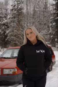 Fina Tjejer Gillar Motorsport Hoodie