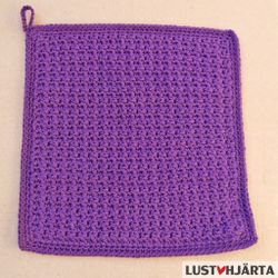 ENKLAN virkad disktrasa - 100% bomull