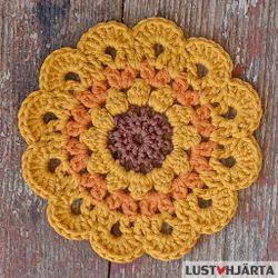 CURRYBLOMMA virkat glasunderlägg/coaster