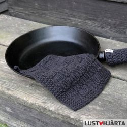 Stickad disktrasa - 100% återvunnen bomull