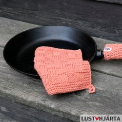 Stickad disktrasa - 100% återvunnen bomull