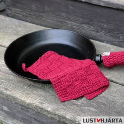 Stickad disktrasa - 100% återvunnen bomull