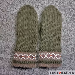 Stickade tumvantar TORA - 100% ull