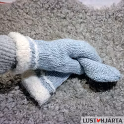 Stickade tumvantar FAIRY - 100% ull