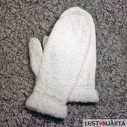 Stickade tumvantar FAIRY - 100% ull