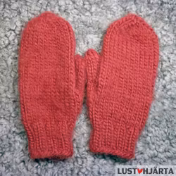 Stickade tumvantar PYTTE - 100% ull - FYNDLÅDAN