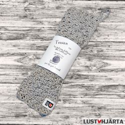 Stickad disktrasa - 50% lin 50% bomull