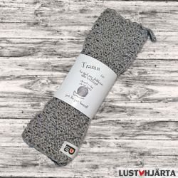 Stickad disktrasa - 50% lin 50% bomull