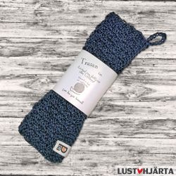Stickad disktrasa - 50% lin 50% bomull