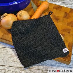 Stickad disktrasa - 50% lin 50% bomull