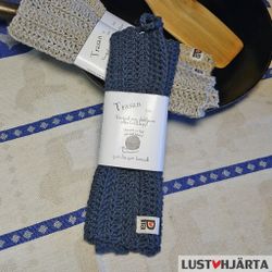 Virkad disktrasa - 50% lin 50% bomull