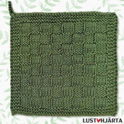 Stickad disktrasa - 100% bomull