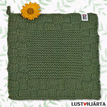 Stickad disktrasa - 100% bomull