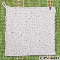Stickad disktrasa - 30% lin 70% bomull