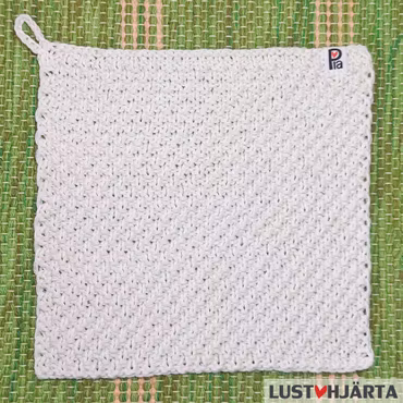 Stickad disktrasa - 30% lin 70% bomull