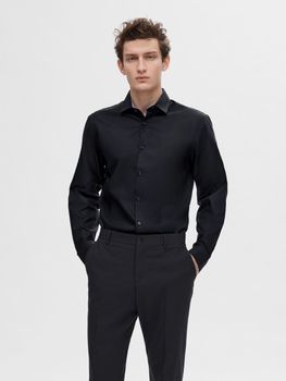 MARK SLIM SHIRT BLACK