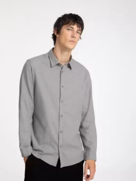 OWEN BRUSHED SHIRT GREY