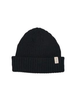 RYAN RIBBED FISHERMAN BLACK