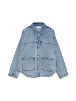 JAMIE DENIM SHACKET BLUE