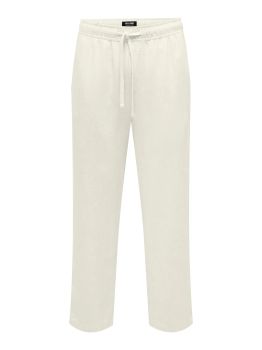 SINUS VISC LIN PANT WHITE