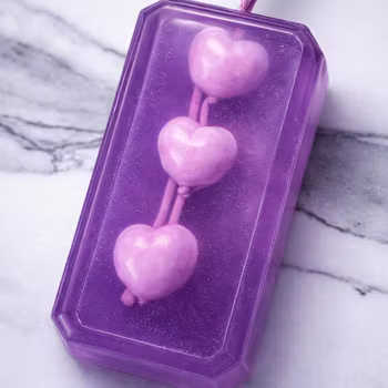 Hjärtat – Handgjord tvål på snöre