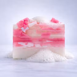 Polkagris – Handgjord tvål med pepparmynta