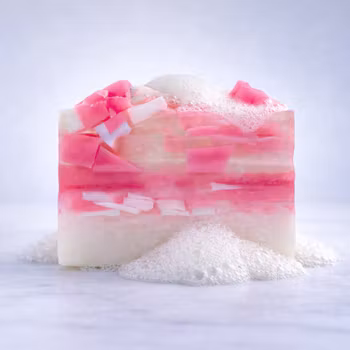 Polkagris – Handgjord tvål med pepparmynta