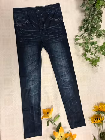Super Stretch Legging i Jean Stil