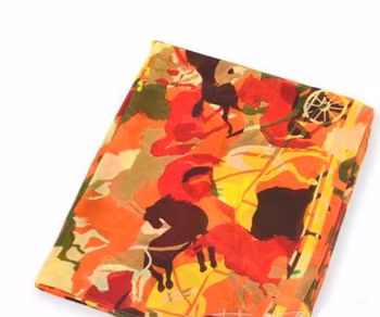 Härliga Mönstrad Chiffong Scarf Sjal