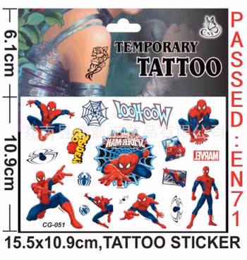 Spindelmannen Tatuering