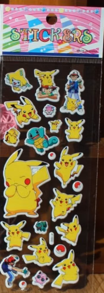 Pikachu Klistermärken