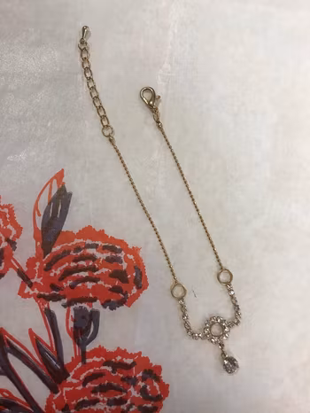 Fotlänk,Fotsmycke,Vristlänk med Strass