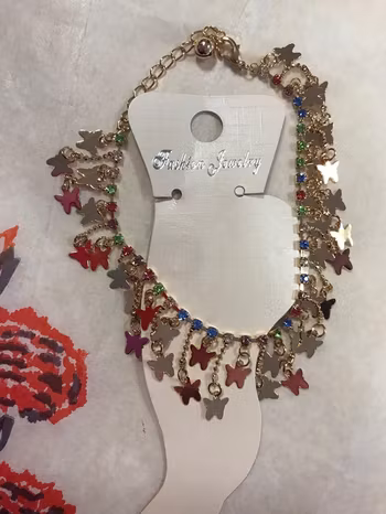 Fotlänk,Fotsmycke,Fristlänk med Strass