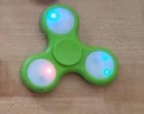 LED finger spinner